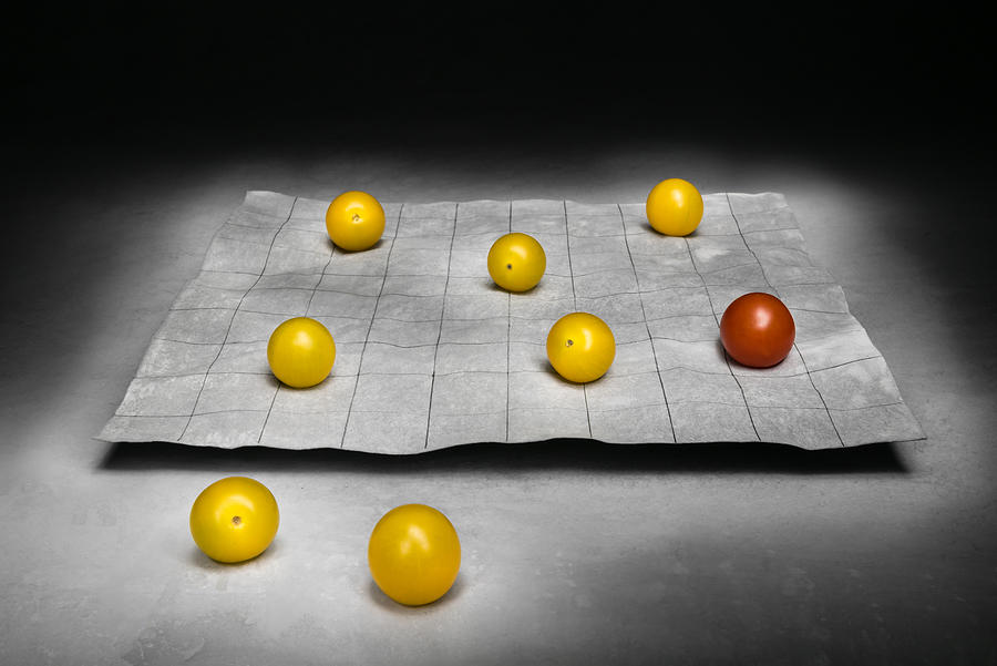 Tomato Photograph - The Game by Christophe Verot
