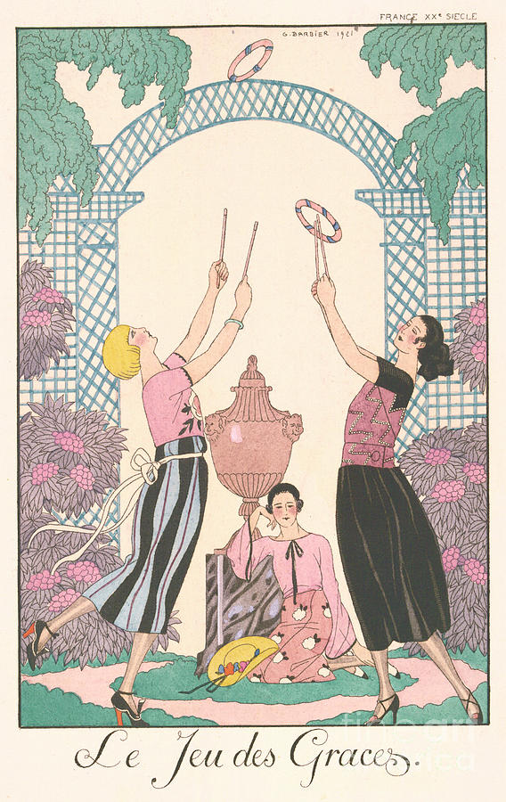 The Game of Graces Photograph by George Barbier