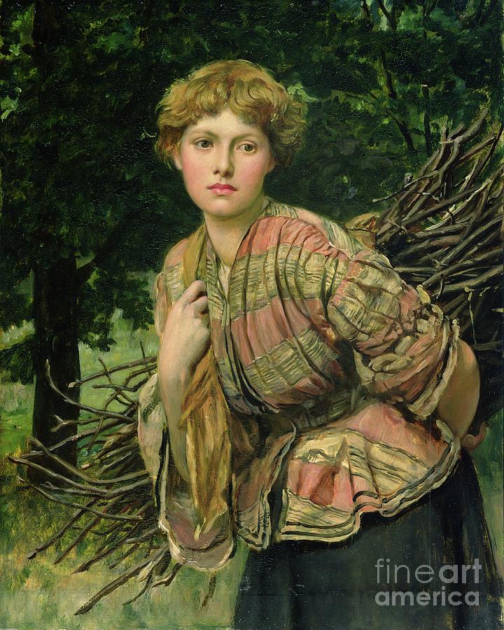The Gamekeepers Daughter, 1875 Painting by Valentine Cameron Prinsep
