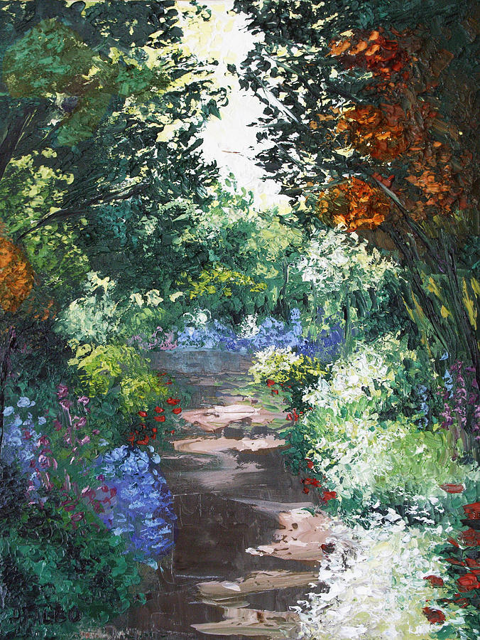 The Garden Painting by Anthony Falbo
