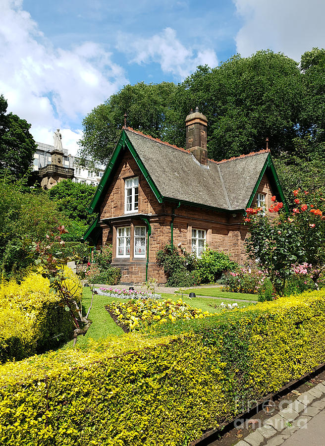 The Gardeners Cottage, Princes Street Gardens, Edinburgh Photograph by Yvonne Johnstone