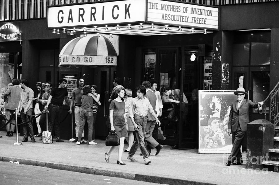 The Garrick Theatre And Cafe Au Go Go Photograph by The Estate Of David Gahr