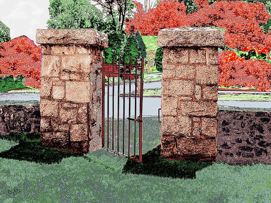 The Gate Is Open Digital Art by Cliff Wilson