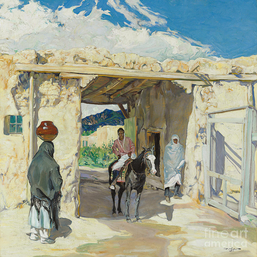 The Gateway Painting by Walter Ufer