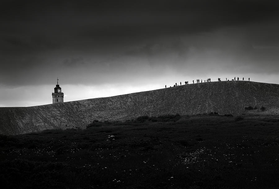 Black And White Photograph - The Gathering by Niels Christian Wulff