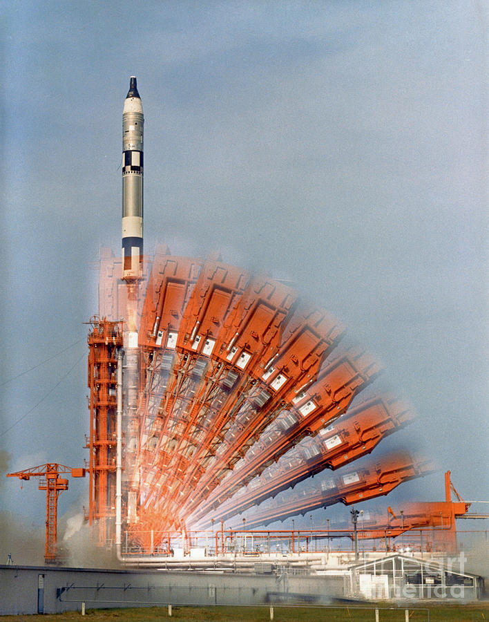 The Gemini 10 Spacecraft Is Launched Photograph by American School