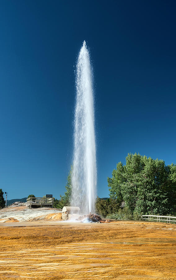 The Geyser In Soda Springs, Idaho, Usa Photograph By Witold Skrypczak