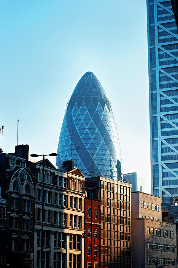 The Gherkin Building, London, England Photograph by Liam Norris The Gherkin Building, London, England Photograph by Liam Norris