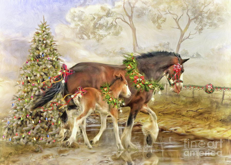 Horse Digital Art - The Gift by Trudi Simmonds