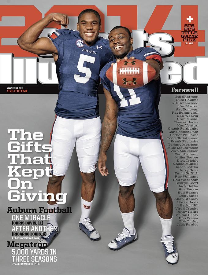 Chris Davis Photograph - The Gifts That Kept On Giving Auburn Football Sports Illustrated Cover by Sports Illustrated