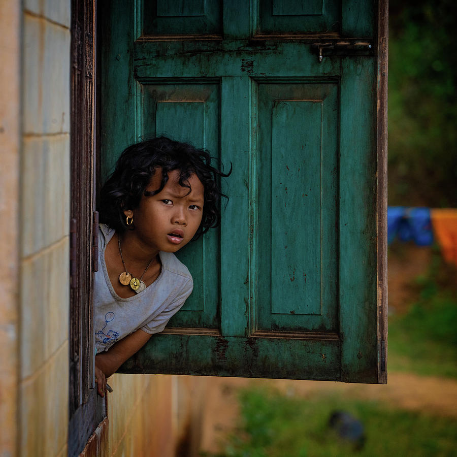 The Girl At The Window Photograph by Chris Lord