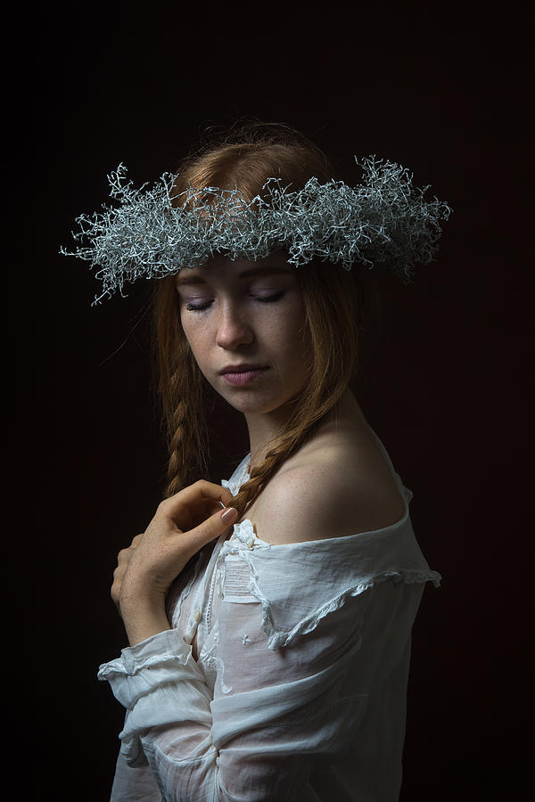 The Girl With The Red Braids Photograph By Ruth Franke - Fine Art America