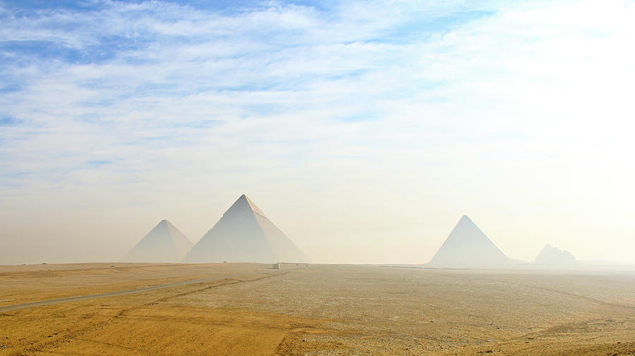 The Giza Pyramids Viewed From Distance Photograph by Kanwal Sandhu The Giza Pyramids Viewed From Distance Photograph by Kanwal Sandhu