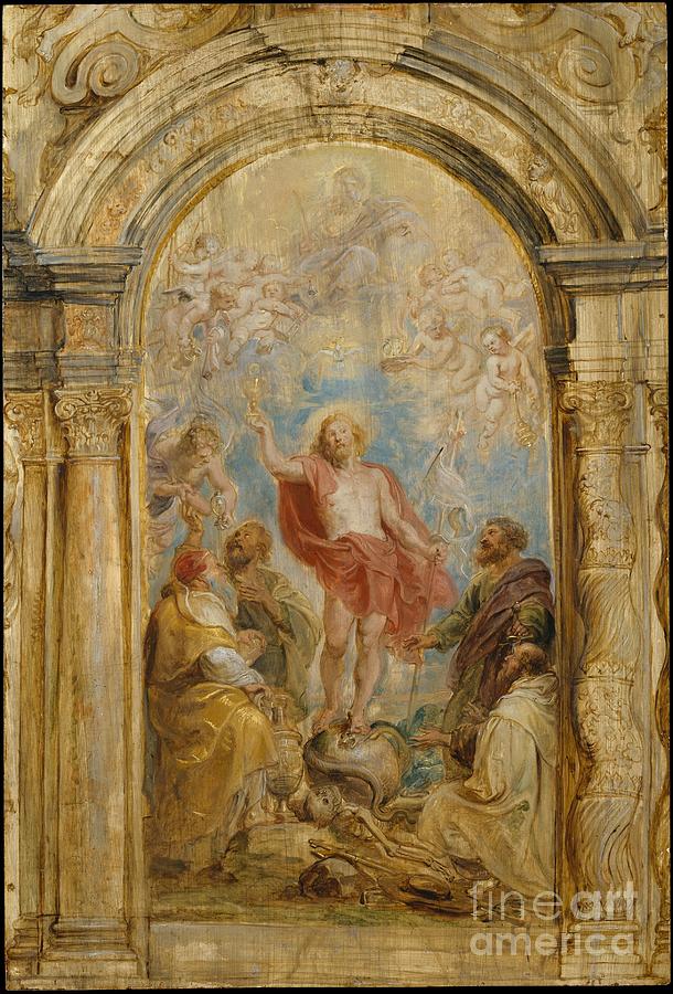 The Glorification Of The Eucharist, C.1630-32 Painting by Peter Paul Rubens