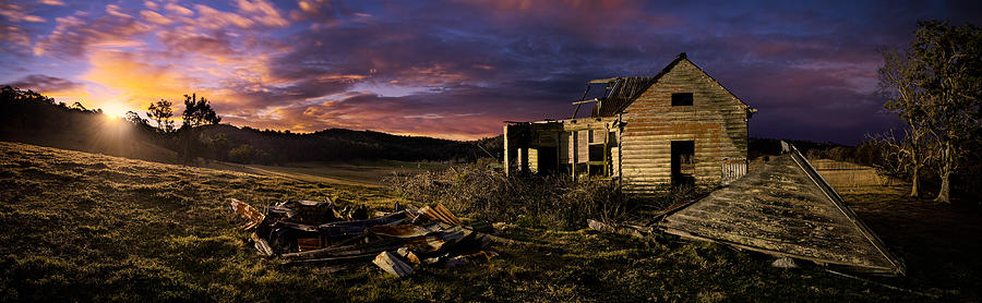 The Glory Of Decay - Farm Shack Bodalla Photograph by Francis Keogh
