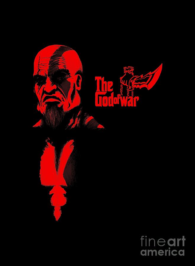 God Of War Digital Art - The God Of War by Kratos