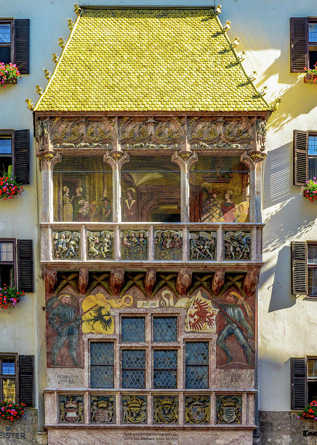 The Golden Balcony of Innsbruck Photograph by Marcy Wielfaert