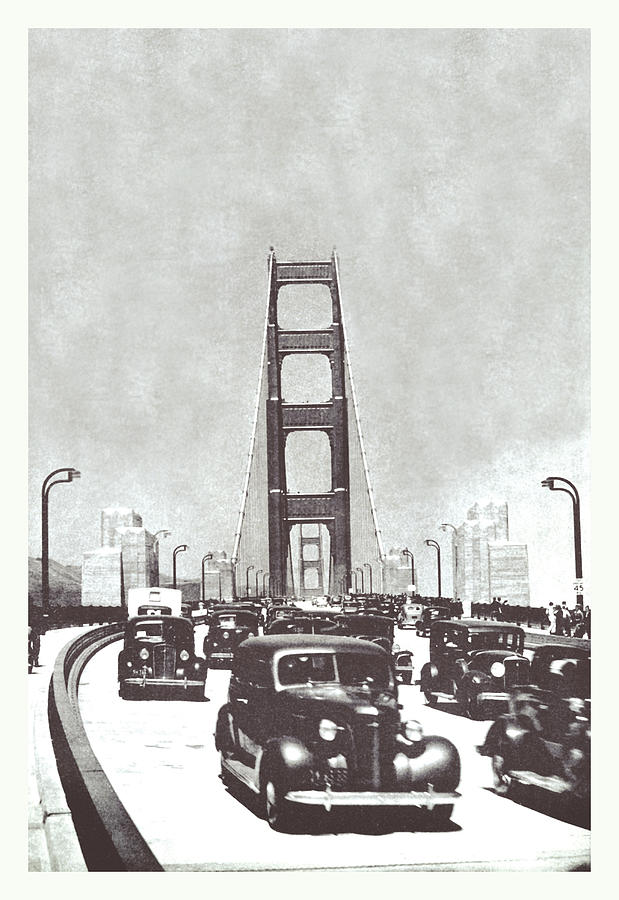 The Golden Gate Bridge, San Francisco, CA Painting by Unknown