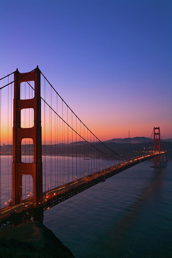 The Golden Gate Bridge Photograph by Worldofphotos - Fine Art America