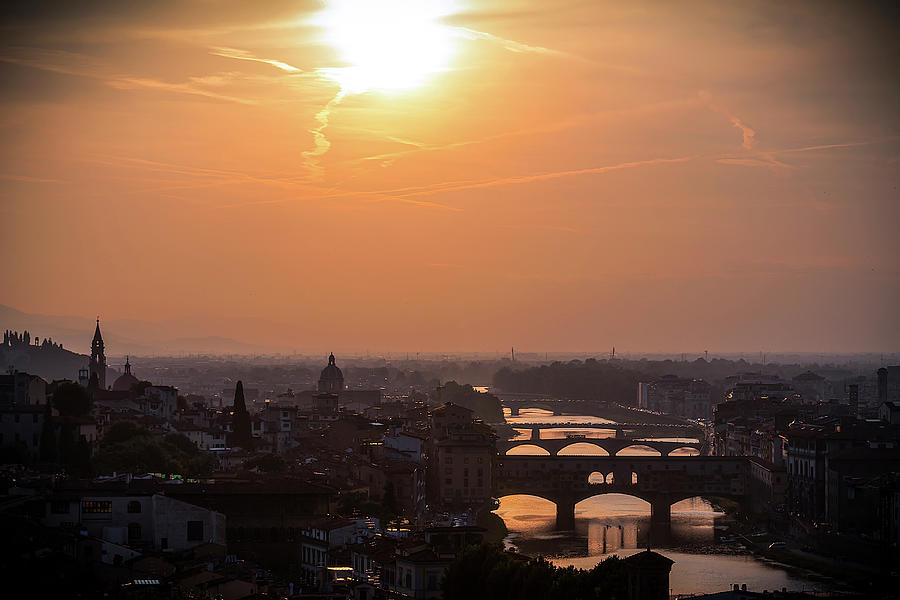 Sunset Photograph - The Golden Hour by Giuseppe Torre