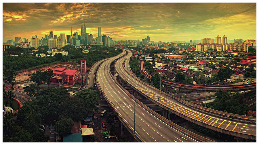 The Golden Kuala Lumpur Photograph by Vins Image