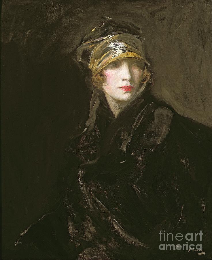 The Golden Turban Painting by John Lavery