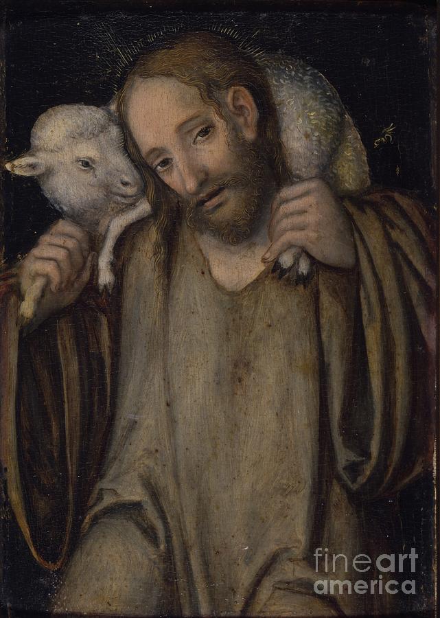 The Good Shepherd Painting by Lucas The Elder Cranach - Fine Art America