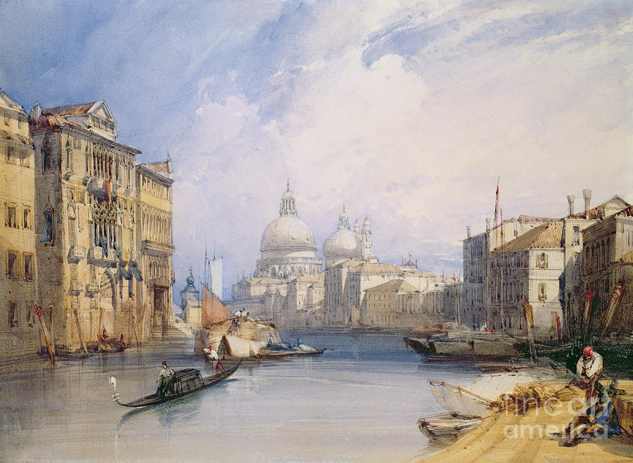 The Grand Canal, Venice, 1879 Painting by William Callow - Fine Art America