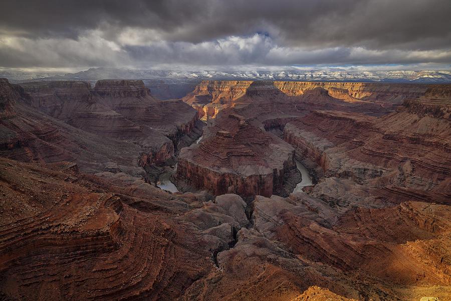 Grand Canyon National Park Photograph - The Grand Canyon: Lights And Shadows by Michael Zheng