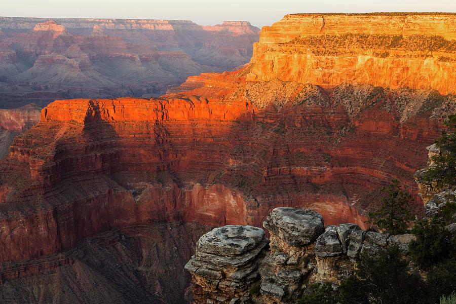 The Grand Canyon South Rim Series - Pima Point - 1 Photograph by Hany J