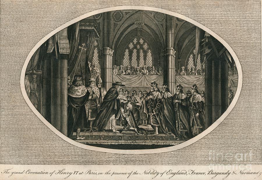 The Grand Coronation Of Henry Vi Drawing by Print Collector