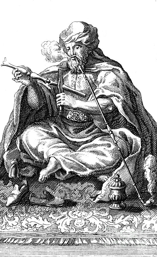 The Grand Emir Of Arabia Drawing by Print Collector The Grand Emir Of Arabia Drawing by Print Collector