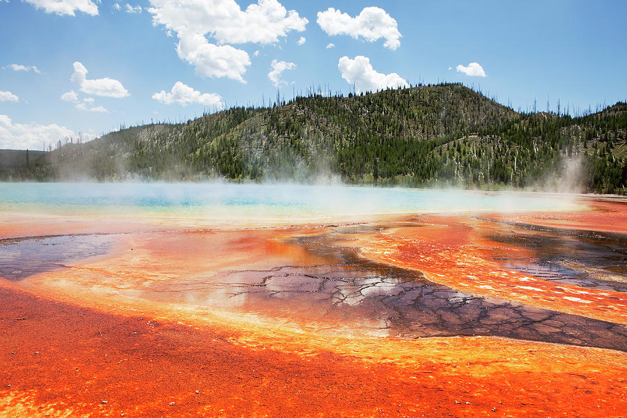 The Grand Prismatic In The Spring Time Photograph by Davemantel