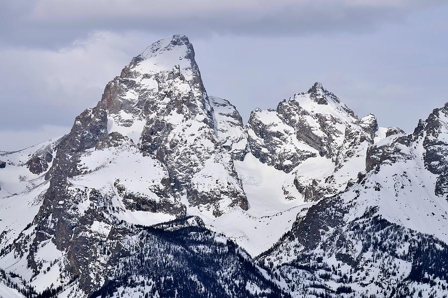 The Grand Teton And Mount Owen Photograph by Michael Morse