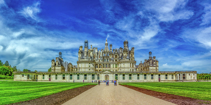 The Grandest Chateau Photograph by Marcy Wielfaert