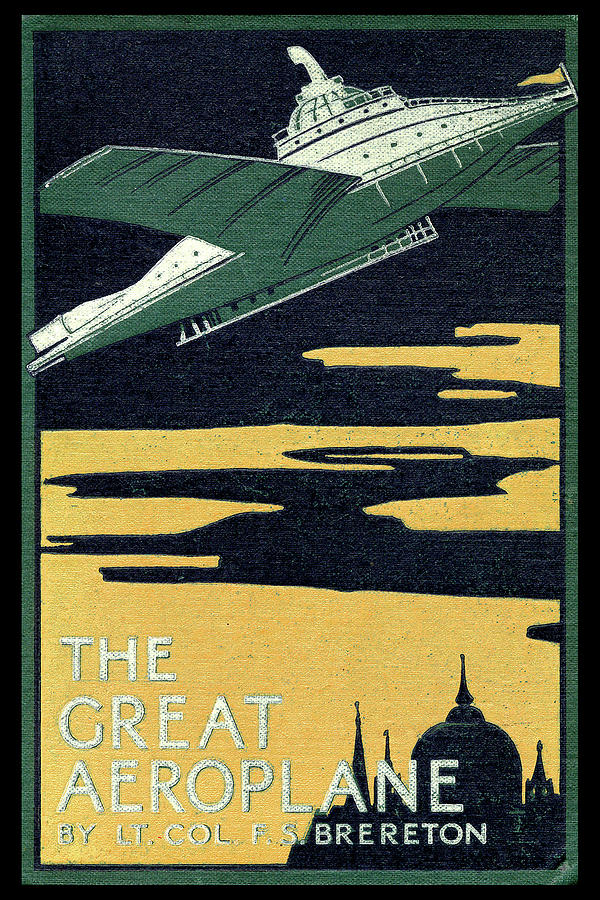 The Great Aeroplane Painting by Lt. Col. Brereton