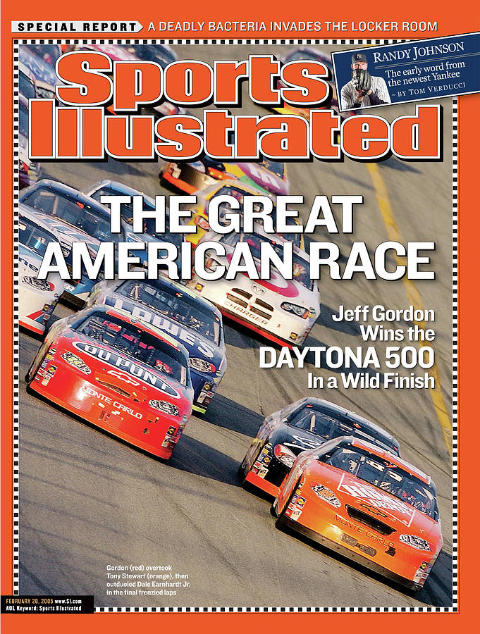 Daytona Beach Photograph - The Great American Race Jeff Gordon Wins The Daytona 500 In Sports Illustrated Cover by Sports Illustrated