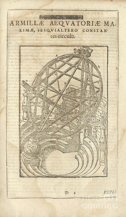 Tycho Brahe Photograph - The Great Equatorial Armillary Instrument by Library Of Congress/science Photo Library/science Photo Library