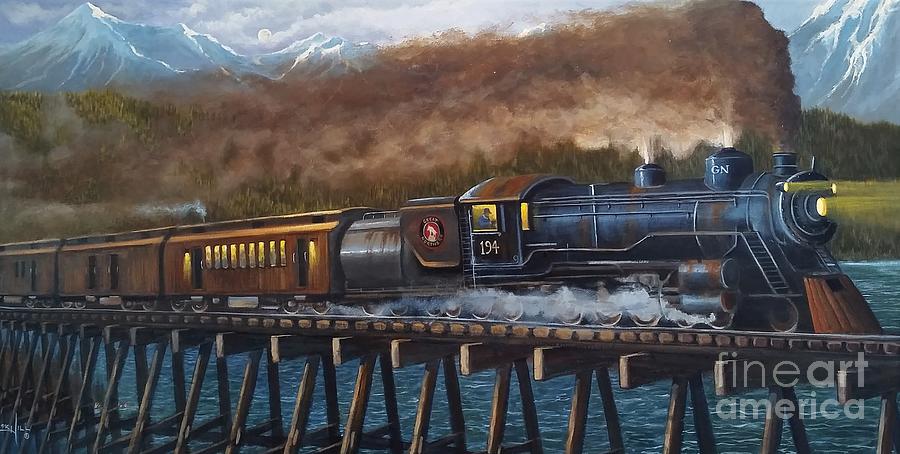 The Great Northern Big Boy Painting by Paul K Hill