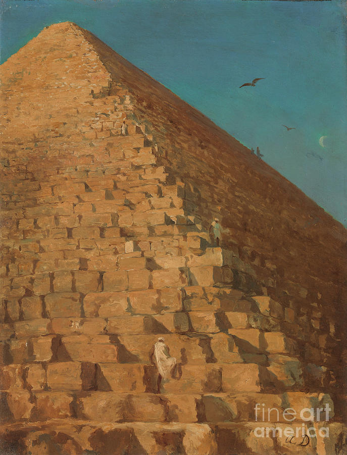 The Great Pyramid Drawing by Heritage Images