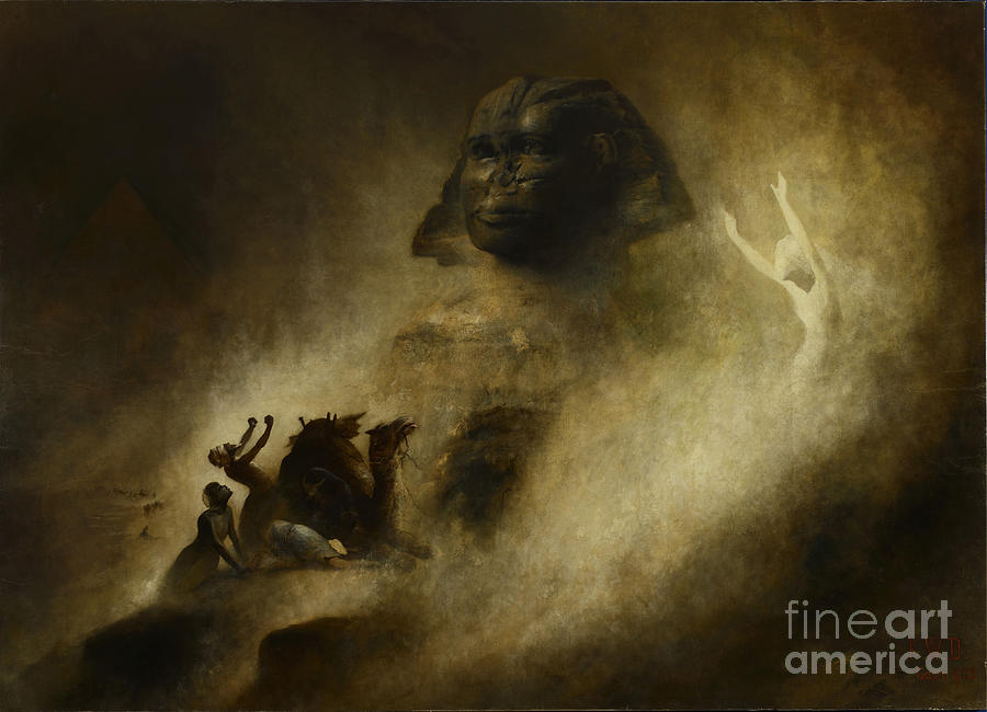 The Great Sphinx Of Giza Drawing by Heritage Images