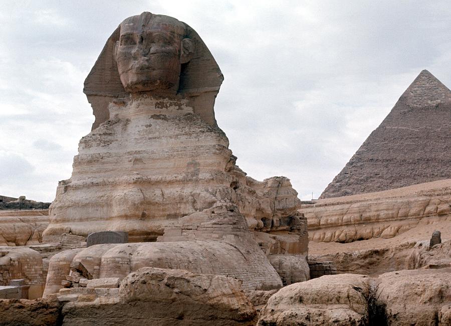 The Great Sphinx Of Gizeh And The Photograph by Keystone-france