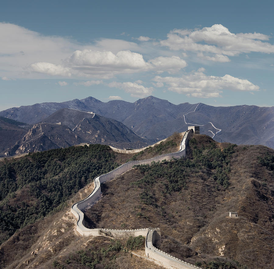 The Great Wall At Badaling, Beijing Photograph by Ed Freeman