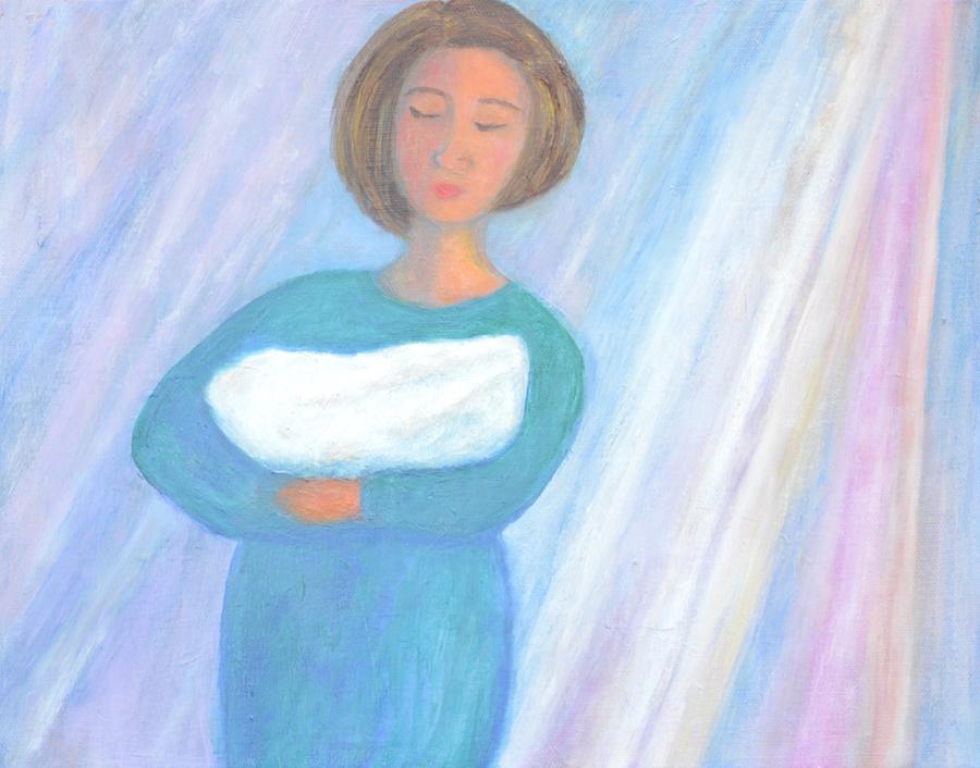 The Greatest Love Of All - A Mothers Love Painting by Marla McPherson