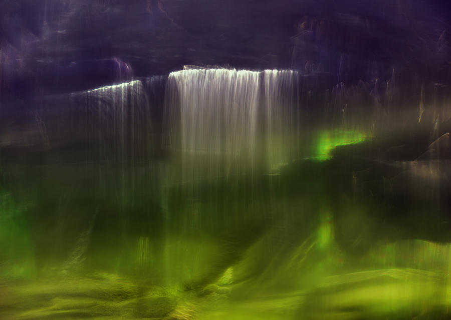 Abstract Photograph - The Green Grotto by Heidi Westum