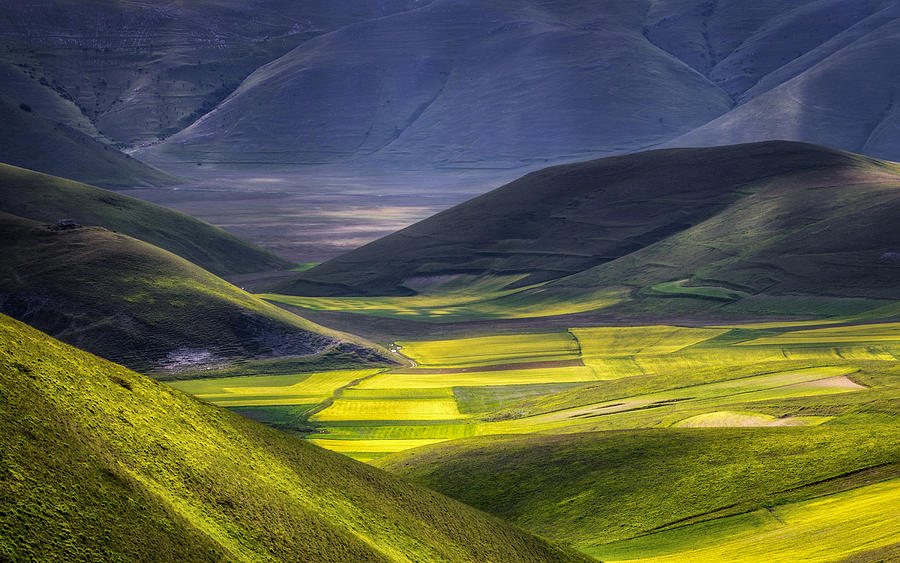 The Green Valley Photograph by Sergio Barboni