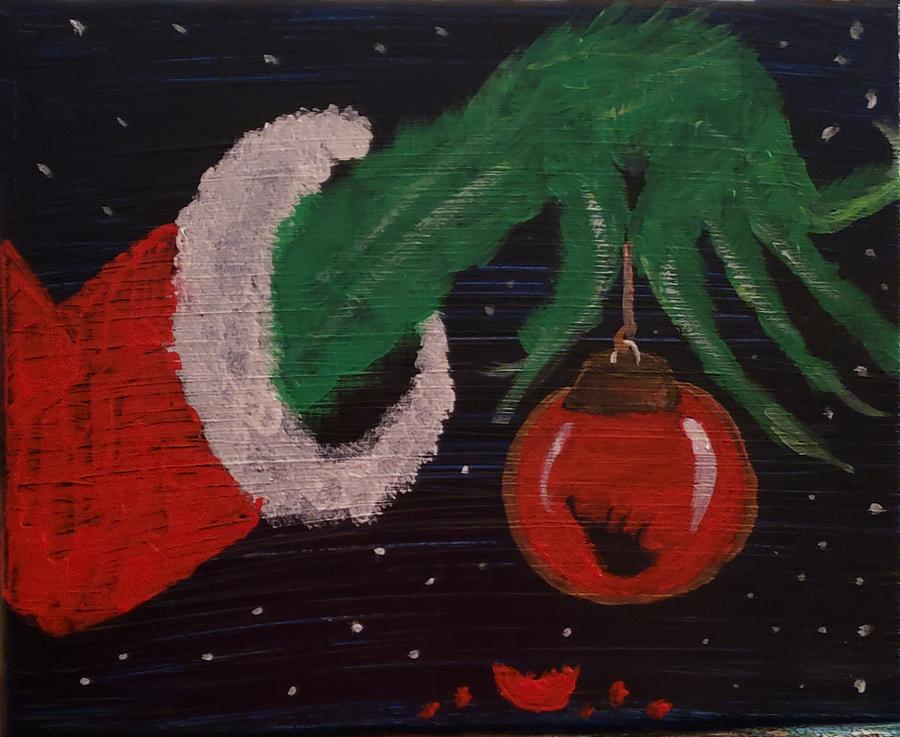 The Grinch Painting by Magda Levin