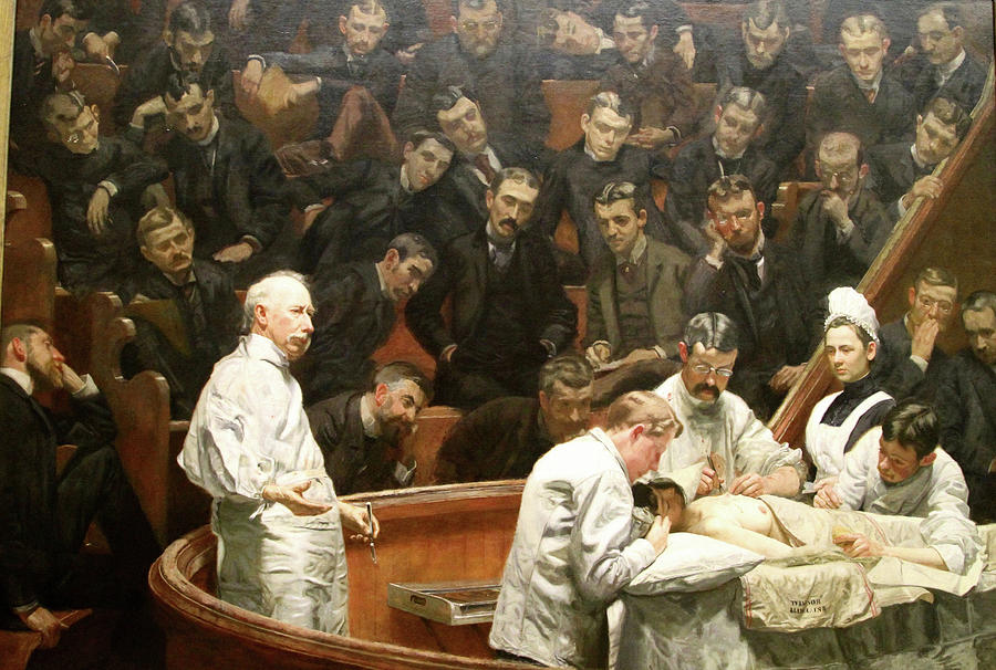 The Gross Clinic, or, The Clinic of Dr. Gross Painting by Henryk Siemiradzki