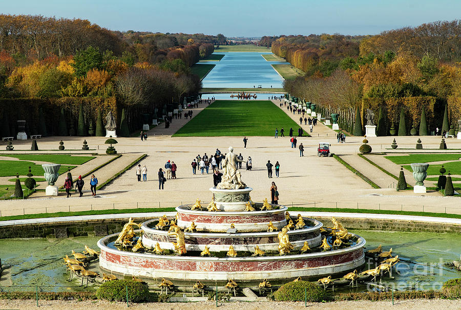 The Grounds and Gardens of The Palace of Versailles Autumn Photograph by Wayne Moran