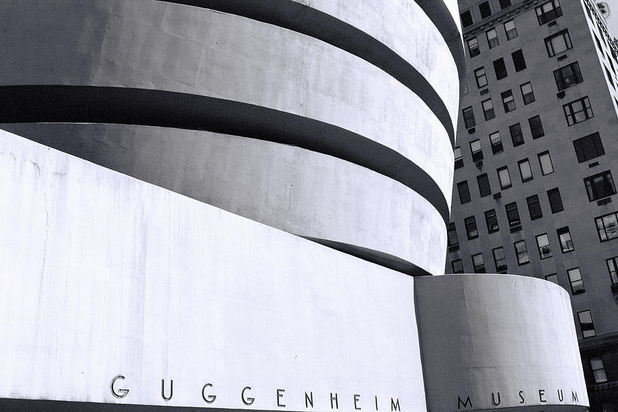 The Guggenheim Black and White # 2 Photograph by Allen Beatty